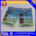 Top Quality customized Aluminium laminated zipper top plastic bag for cashew nuts food packaging